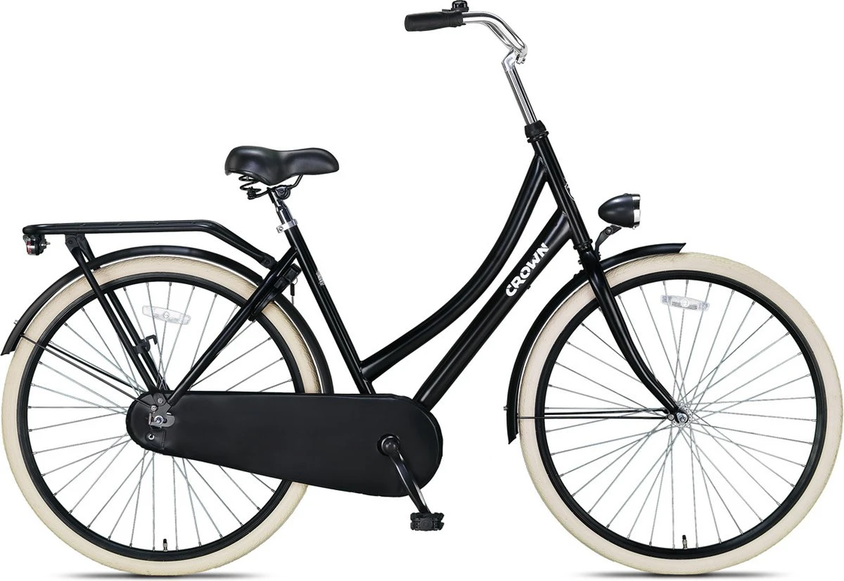 Crown Moscow Omafiets 28 Inch 53cm Zwart 10 Crown Moscow Omafiets 28 Inch 53cm Zwart - Afbeelding 8