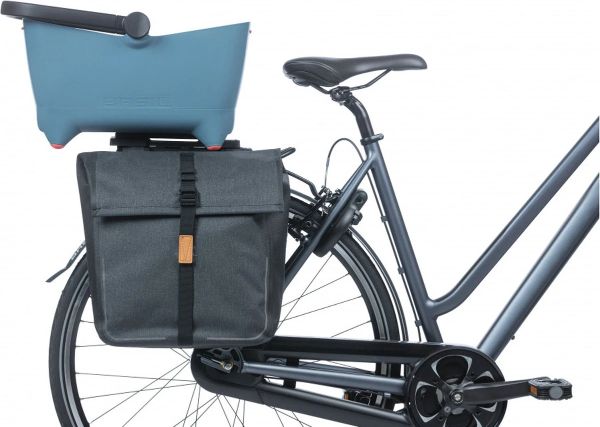 BASIL MIK Double Decker - Voor MIK Adapterplaat - Zwart 5 BASIL MIK Double Decker - Voor MIK Adapterplaat - Zwart - Afbeelding 3