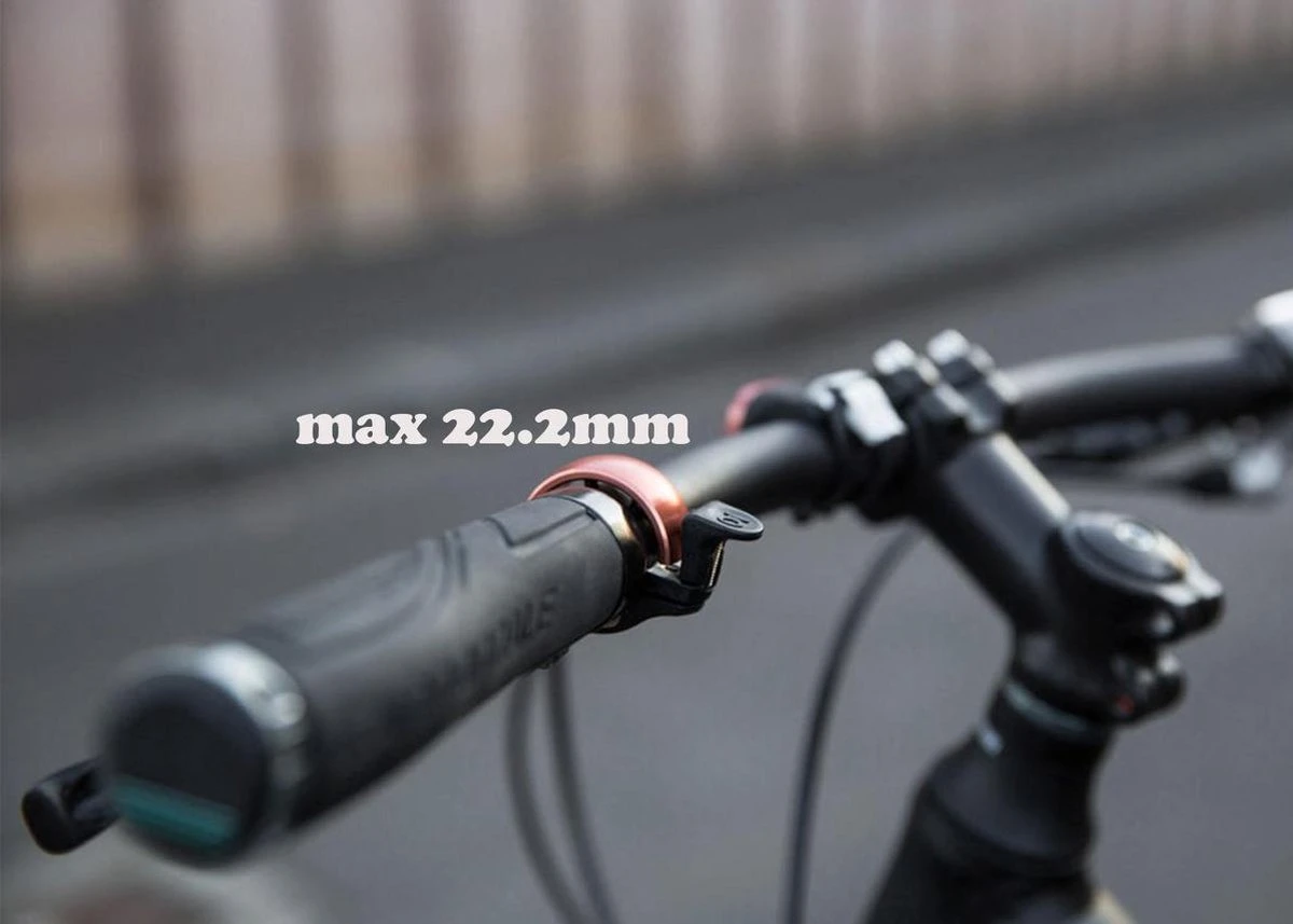 KNOG Oi CLASSIC SMALL FIETSBEL ZWART 22.2mm 6 KNOG Oi CLASSIC SMALL FIETSBEL ZWART 22.2mm - Afbeelding 4
