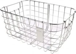 Basil Robin Fietsmand - Voor - Inclusief Bevestigingsmateriaal - Zilver -Volare Shop 1200x862 2