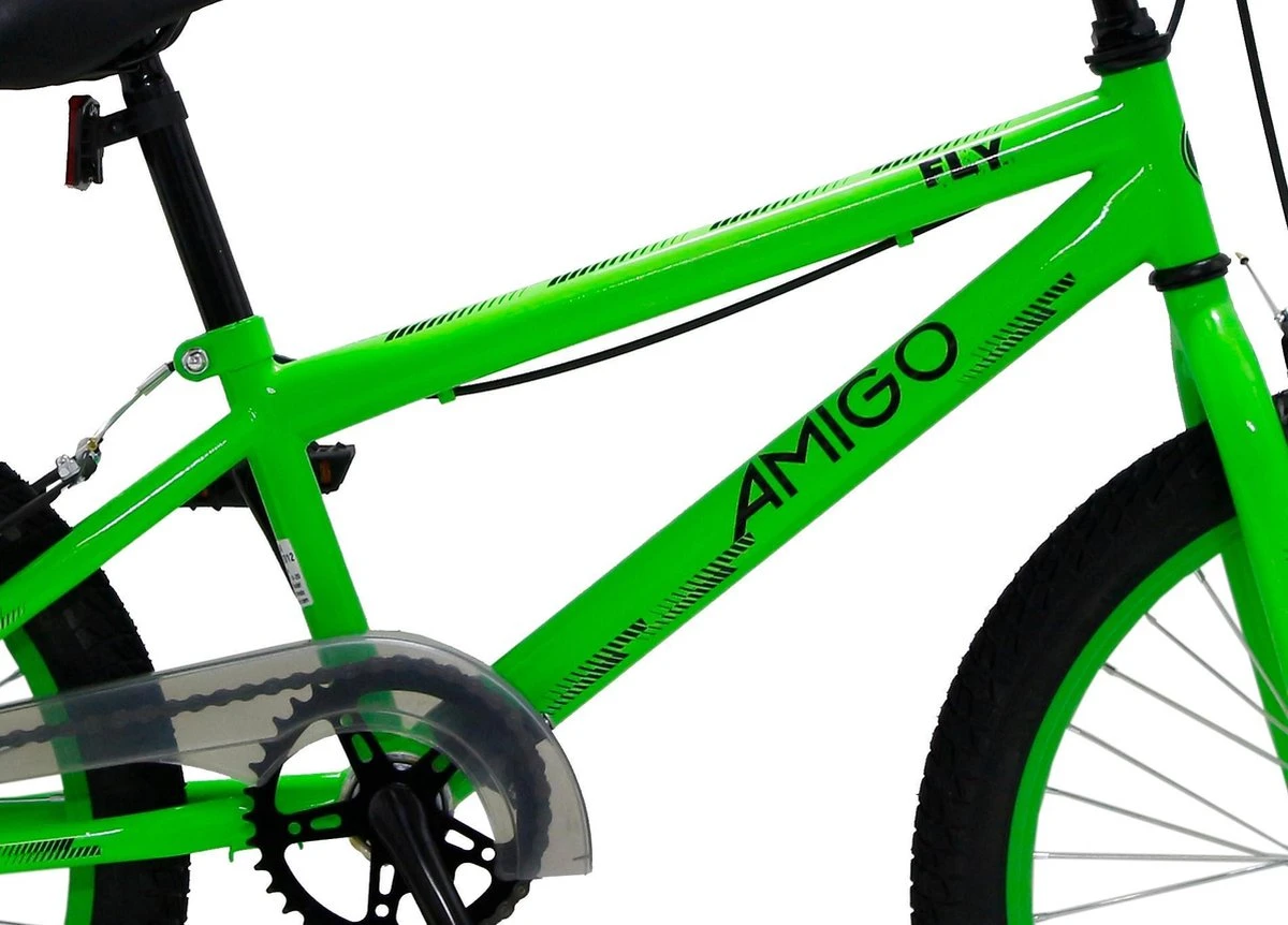 Amigo Fly - BMX Fiets 20 Inch - Fietscross Voor Jongens En Meisjes - Groen 10 Amigo Fly - BMX Fiets 20 Inch - Fietscross Voor Jongens En Meisjes - Groen - Afbeelding 8