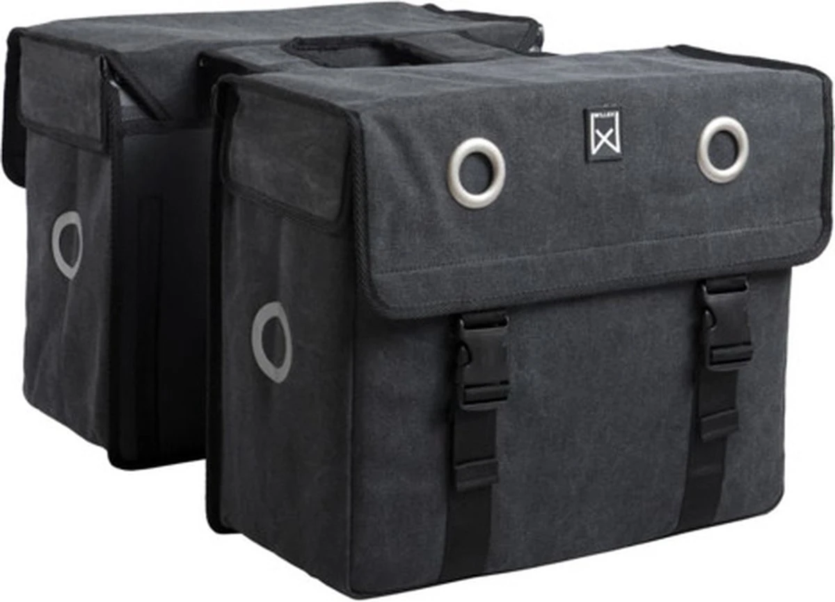 Willex Dubbele Canvas Tas 52 Liter Zwart 3 Willex Dubbele Canvas Tas 52 Liter Zwart