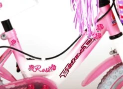 Volare Rose Kinderfiets - Meisjes - 12 Inch - Roze - 2 Handremmen -Volare Shop 1200x867 7