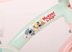 Volare Woezel & Pip Kinderfiets - Meisjes - 10 Inch - Mint Blauw/Roze - Doortrapper -Volare Shop 1200x867 8