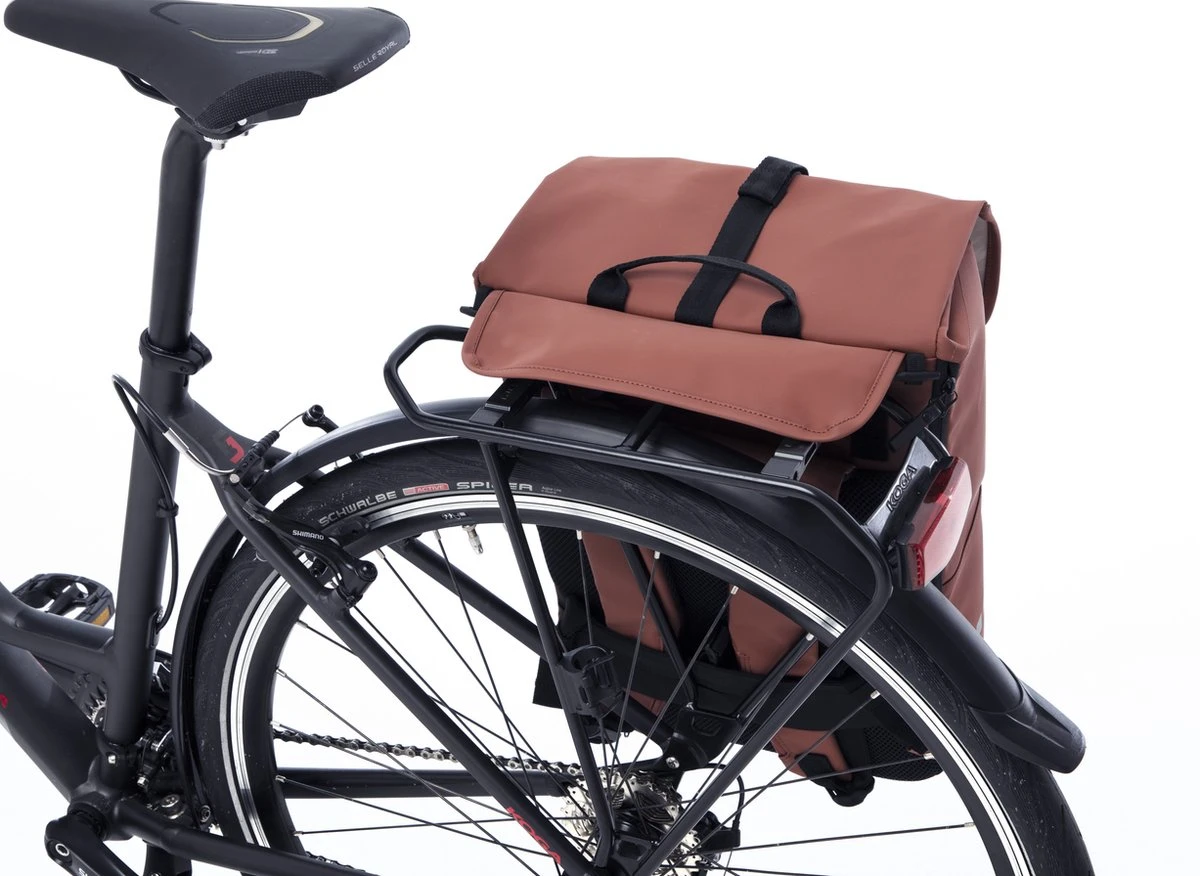 New Looxs Odense Backpack Fietsrugzak - 15 Inch Laptopvak - 18 Liter - Roestbruin 8 New Looxs Odense Backpack Fietsrugzak - 15 Inch Laptopvak - 18 Liter - Roestbruin - Afbeelding 6