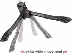 Middenstandaard Ursus Jumbo 2-poot 30cm - Zwart -Volare Shop 1200x879