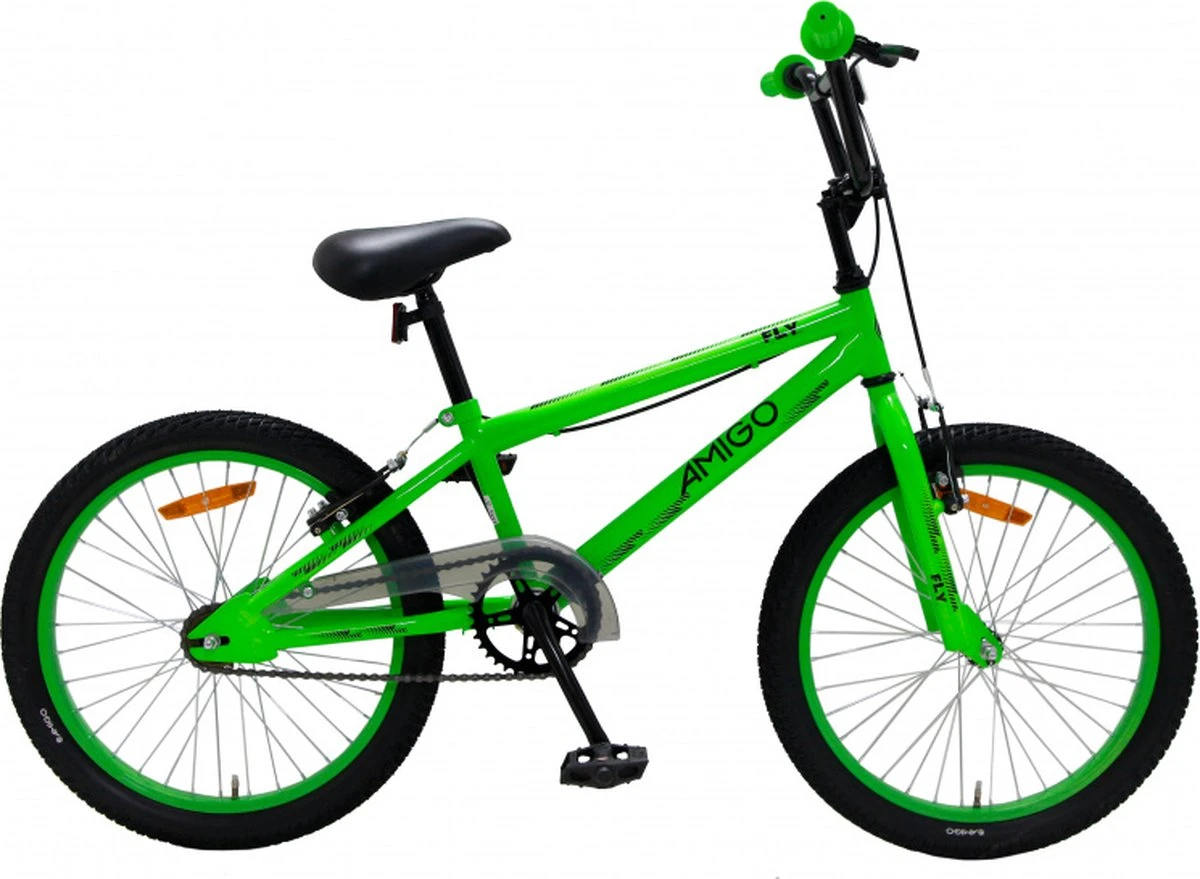 Amigo Fly - BMX Fiets 20 Inch - Fietscross Voor Jongens En Meisjes - Groen 15 Amigo Fly - BMX Fiets 20 Inch - Fietscross Voor Jongens En Meisjes - Groen - Afbeelding 13