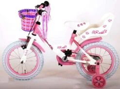 Volare Rose Kinderfiets - Meisjes - 14 Inch - Roze Wit - 95% Afgemonteerd -Volare Shop 1200x893 3