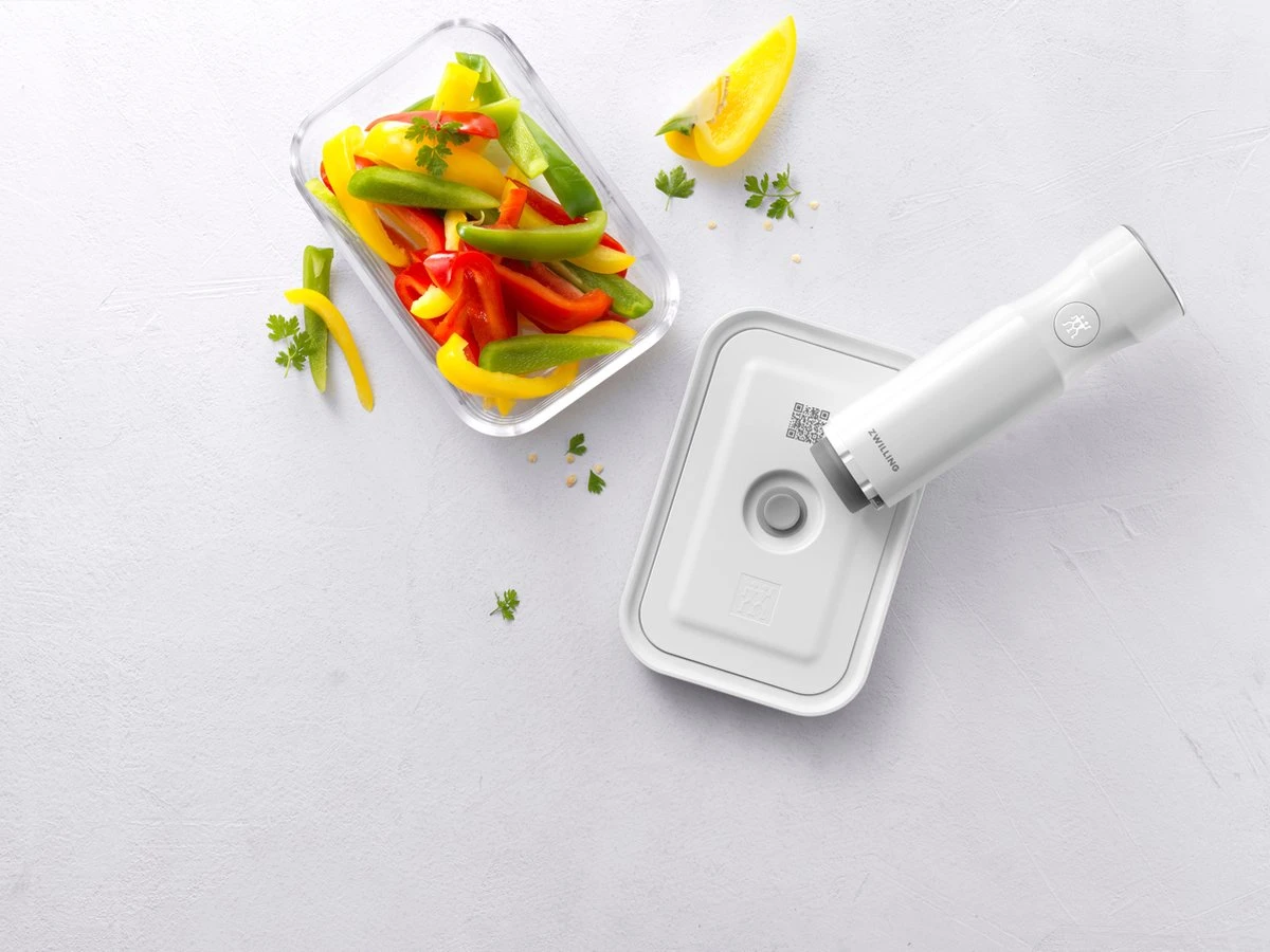Zwilling Fresh & Save Vacuüm Vershoudbakjes - Opbergdozen - 3-delige Set - S 200ml - M 750ml - L 1600ml - Glas 4 Zwilling Fresh & Save Vacuüm Vershoudbakjes - Opbergdozen - 3-delige Set - S 200ml - M 750ml - L 1600ml - Glas - Afbeelding 2