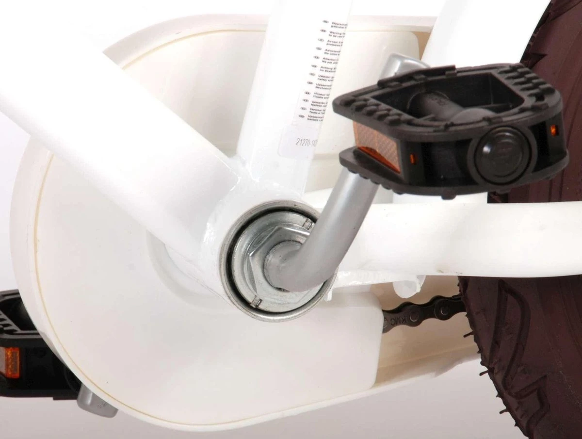 Volare Liberty Kinderfiets - Meisjes - 12 Inch - Wit - 95% Afgemonteerd 12 Volare Liberty Kinderfiets - Meisjes - 12 Inch - Wit - 95% Afgemonteerd - Afbeelding 10