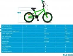 Amigo Fly - BMX Fiets 20 Inch - Fietscross Voor Jongens En Meisjes - Groen 27 Amigo Fly - BMX Fiets 20 Inch - Fietscross Voor Jongens En Meisjes - Groen -Volare Shop 1200x913 3