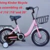 Kinderfiets -14 Inch Kinderfiets -vanaf 3-5 Jaar Jongens En Meisjes Fietsen -Terugtrap -Rem -Stabilisatoren（2 Zijwieltjes)-Mandje - Achterbank-de Bel-Roze -Volare Shop 1200x916 4