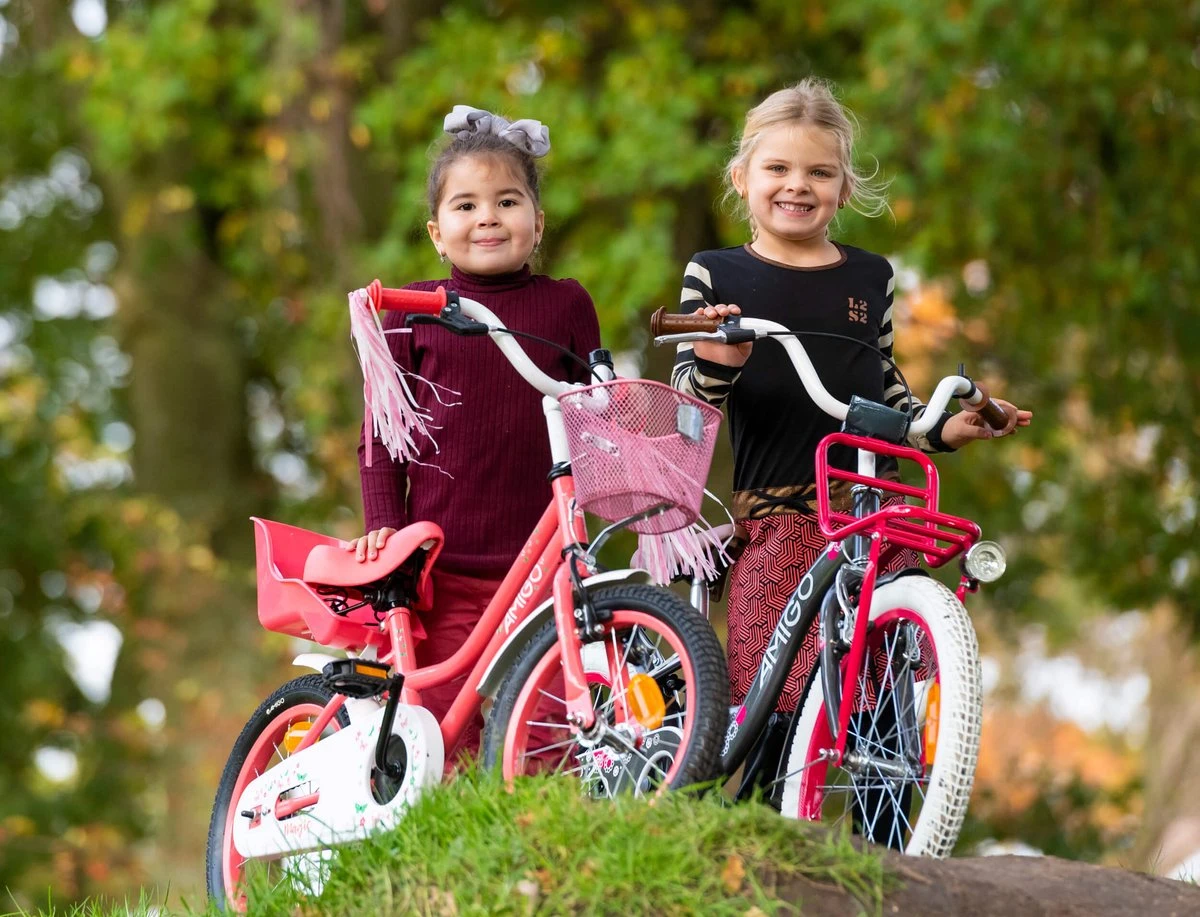 Amigo Magic Meisjesfiets - Kinderfiets 12 Inch - Wit 7 Amigo Magic Meisjesfiets - Kinderfiets 12 Inch - Wit - Afbeelding 5