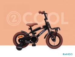 Amigo 2Cool Jongensfiets - Kinderfiets 12 Inch - Matzwart -Volare Shop 1200x920 12