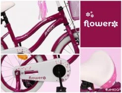 Amigo Flower Meisjesfiets - Kinderfiets 16 Inch - Paars -Volare Shop 1200x920 15