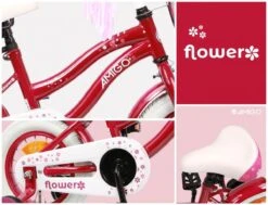 Amigo Flower Meisjesfiets - Kinderfiets 16 Inch - Paars -Volare Shop 1200x920 20