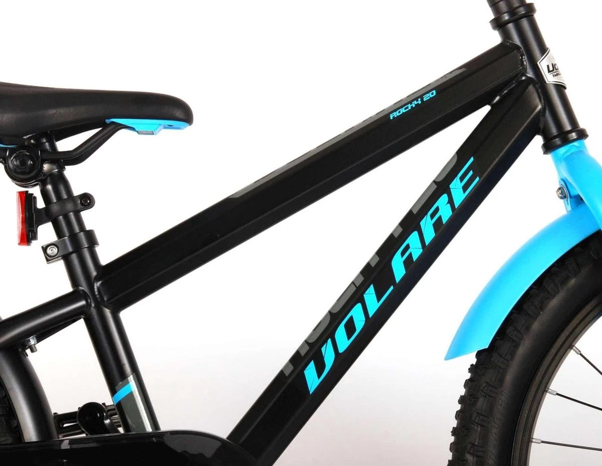Volare Rocky Kinderfiets - 20 Inch - Zwart - 95% Afgemonteerd - Prime Collection 14 Volare Rocky Kinderfiets - 20 Inch - Zwart - 95% Afgemonteerd - Prime Collection - Afbeelding 12