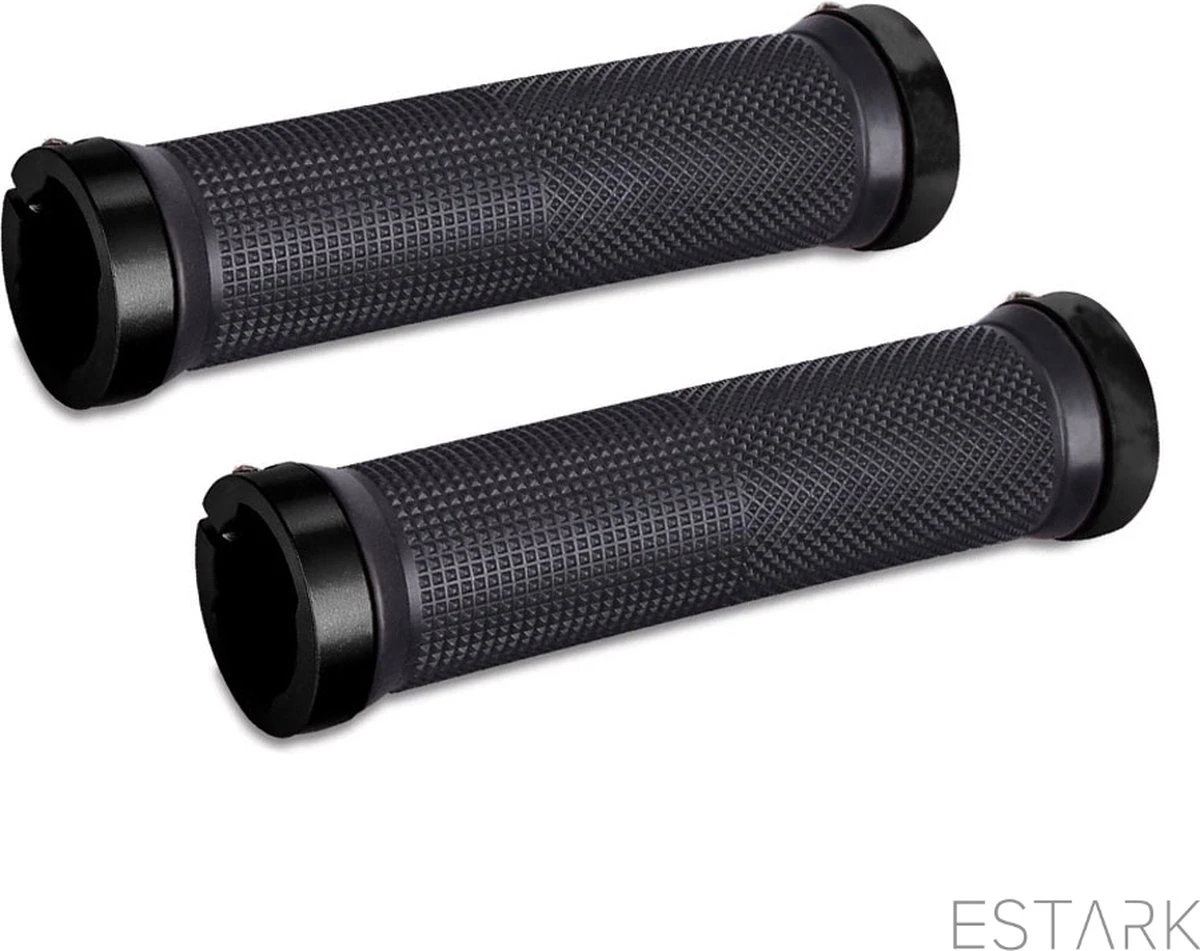 ESTARK® - Fietshandvatten - Lock-On - Handvatten - Universeel - Fiets – Mountainbike – Professioneel - Grips - Extra Grip – Fietshandvaten -Handvaten - Handig Te Monteren - Anti-slip – Fietsen – Stuur – Bikegrips – Lock-on Aanspanbaar - Zwart - LO-zw 17 ESTARK® - Fietshandvatten - Lock-On - Handvatten - Universeel - Fiets – Mountainbike – Professioneel - Grips - Extra Grip – Fietshandvaten -Handvaten - Handig Te Monteren - Anti-slip – Fietsen – Stuur – Bikegrips – Lock-on Aanspanbaar - Zwart - LO-zw - Afbeelding 15