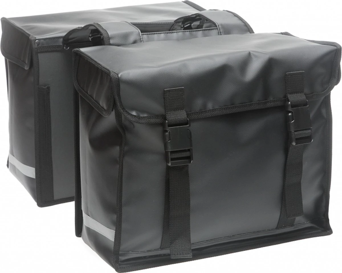 New Looxs Bisonyl Double Large Dubbele Fietstas - 66 Liter - Zwart 9 New Looxs Bisonyl Double Large Dubbele Fietstas - 66 Liter - Zwart - Afbeelding 7