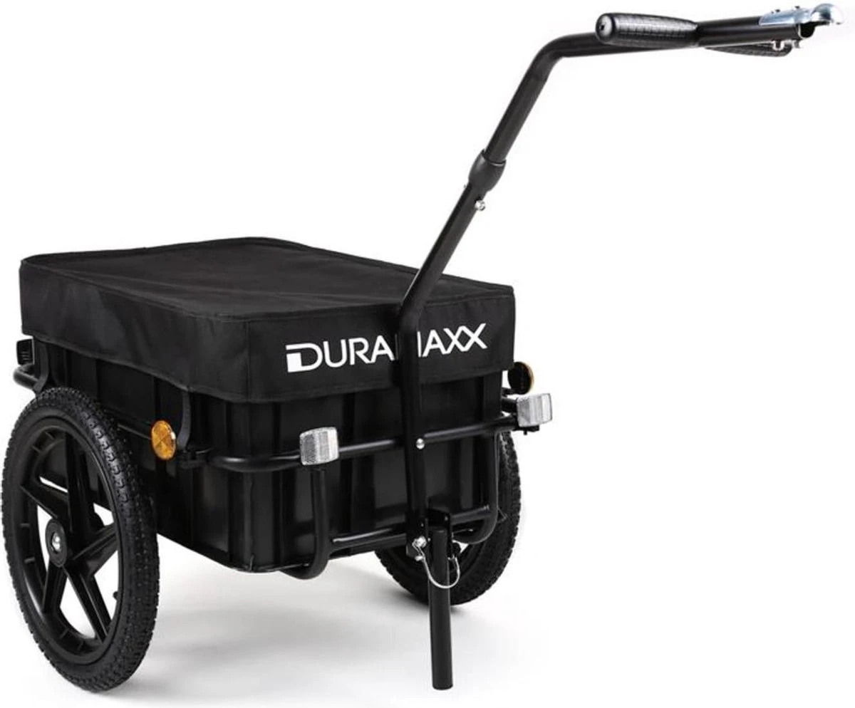 DURAMAXX Big Mike Fietskar - Fietsaanhanger - 70 Liter - Zwart 3 DURAMAXX Big Mike Fietskar - Fietsaanhanger - 70 Liter - Zwart