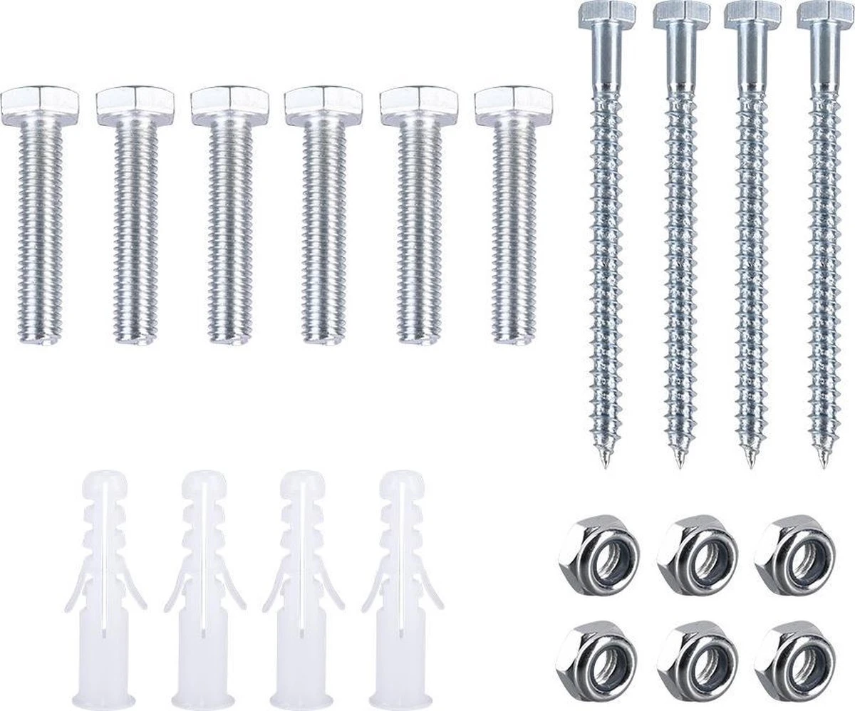 Monzana Fietsenstandaard – Voor 3 Fietsen 71x32x27cm - Zilver 6 Monzana Fietsenstandaard – Voor 3 Fietsen 71x32x27cm - Zilver - Afbeelding 4