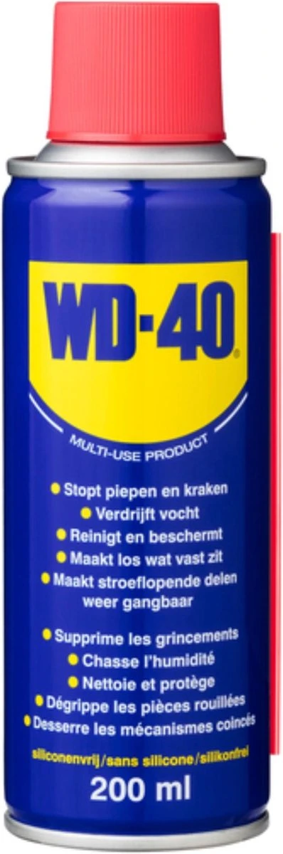 WD-40® Multi-Use Product Classic - 200ml - Multispray - Smeermiddel, Ontvetter En Anti-Corrosie 3 WD-40® Multi-Use Product Classic - 200ml - Multispray - Smeermiddel, Ontvetter En Anti-Corrosie