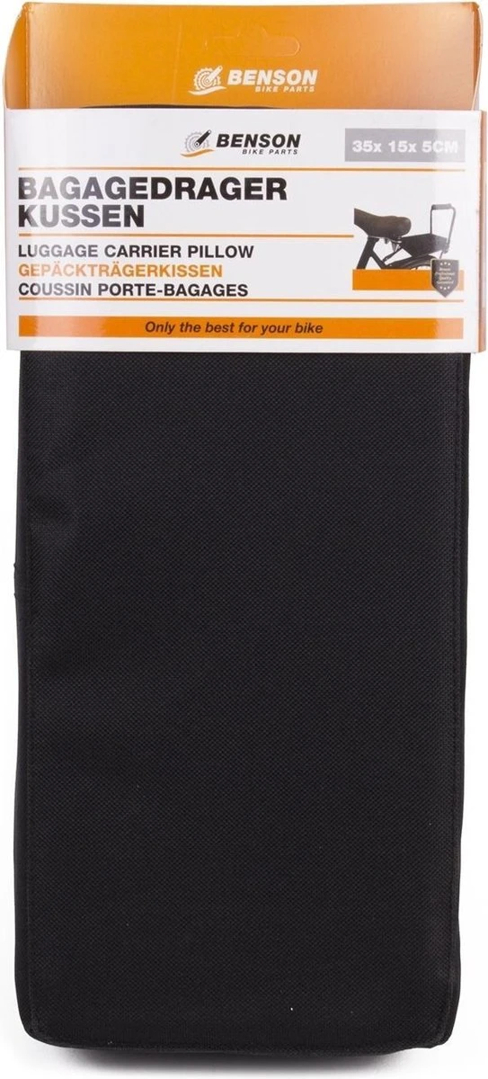 Lastpak Bagagedragerkussen Zwart - 32 Cm 4 Lastpak Bagagedragerkussen Zwart - 32 Cm - Afbeelding 2