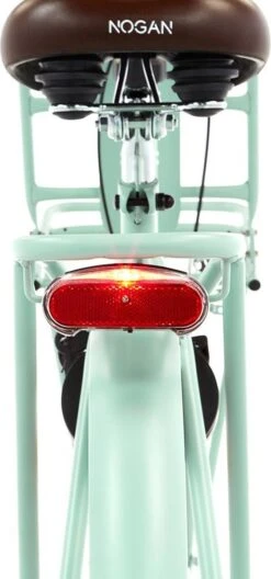 Alternative view of Nogan Vintage N3 - Transportfiets - Damesfiets - 28 Inch / 57 Cm - 3 Versnellingen - Oslo Groen