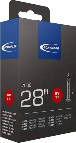 Schwalbe SV15 - Binnenband Race Fiets - Frans Ventiel - 40 Mm - -Volare Shop 639x1200