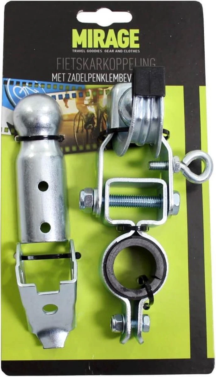 Merkloos Mirage Fietskarkoppeling - Staal - Zilver 5 Merkloos Mirage Fietskarkoppeling - Staal - Zilver - Afbeelding 3