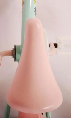 Volare Woezel & Pip Kinderfiets - Meisjes - 10 Inch - Mint Blauw/Roze - Doortrapper -Volare Shop 719x1200 2