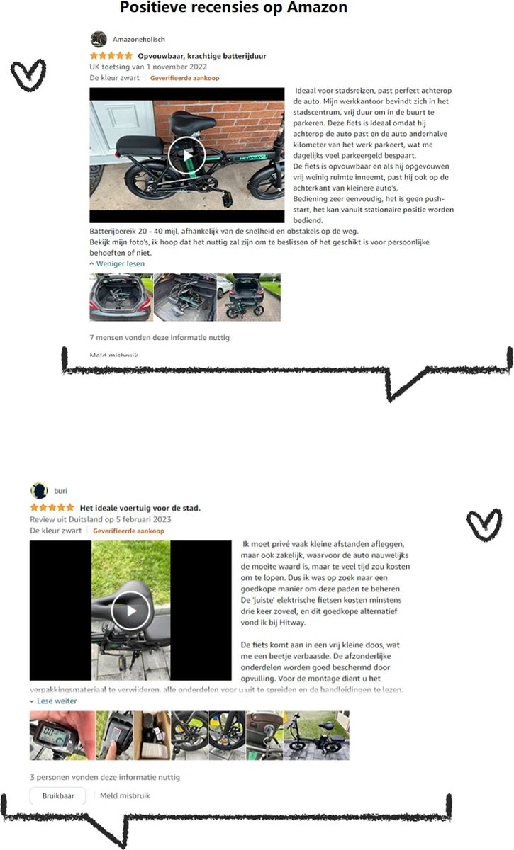 Hitway BK5 - Elektrische Fiets - E-Bike Opvouwbaar - 8,4Ah Accu- 2023 Model 10 Hitway BK5 - Elektrische Fiets - E-Bike Opvouwbaar - 8,4Ah Accu- 2023 Model - Afbeelding 8