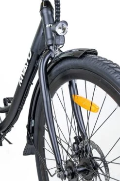 Myatu E-bike 26 Inch City Pedelec Voor Dames En Heren, Elektrische Fiets Met 12,5Ah Accu, 6 Versnellingen Shimano, Derailleur Versnellingen, Achter Motor 250 W-Zwart -Volare Shop 800x1200 18