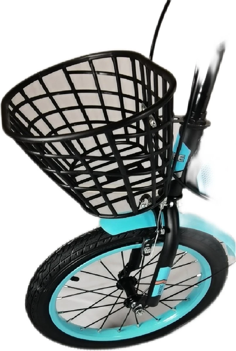 Kinderfiets - 16 Inch Kinderfiets -vanaf 4-7 Jaar Jongens En Meisjes Fietsen - Terugtrap -Rem -Stabilisatoren(2 Zijwieltjes)- Mandje - Achterbank - Groen 8 Kinderfiets - 16 Inch Kinderfiets -vanaf 4-7 Jaar Jongens En Meisjes Fietsen - Terugtrap -Rem -Stabilisatoren(2 Zijwieltjes)- Mandje - Achterbank - Groen - Afbeelding 6