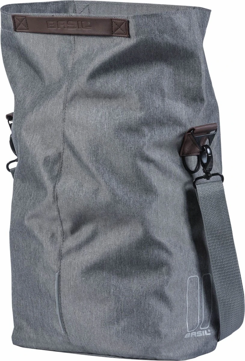Basil City Fietsshopper - Enkele Fietstas - Grijs - 16 Liter 15 Basil City Fietsshopper - Enkele Fietstas - Grijs - 16 Liter - Afbeelding 13