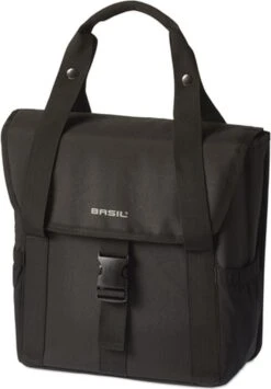 Basil GO Dubbele Fietstas - Zwart - 16 Liter -Volare Shop 834x1200