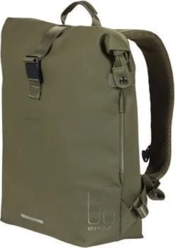 Basil SoHo Fietsrugzak Nordlicht - Enkele Fietstas - Mosgroen - 17 Liter -Volare Shop 850x1200