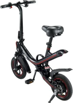 [ Ouxi V1 ] [Elektrische Vouwfiets ] [ Zwart Met Rood ] [ 250W] [actieradius 35 Km ] [snelheid 25km/h ] -Volare Shop 856x1200 3