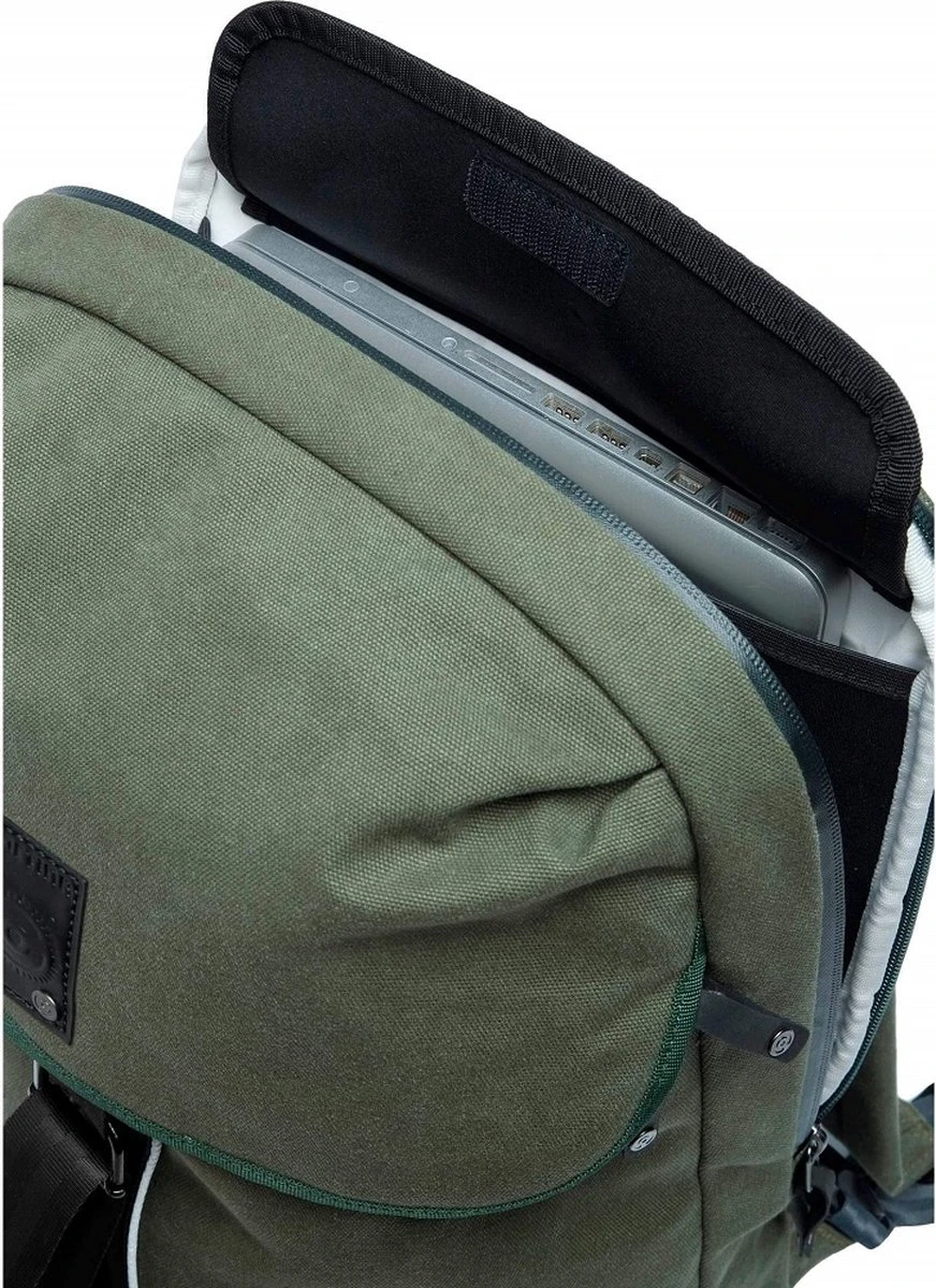 Cortina Durban Backpack/Rugtas - Enkele Fietstas - 18 Liter - Army Green/Groen - Dames/Heren 3 Cortina Durban Backpack/Rugtas - Enkele Fietstas - 18 Liter - Army Green/Groen - Dames/Heren