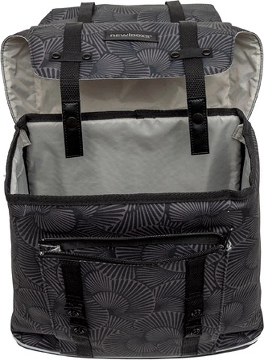 New Looxs Alba Double Selo Dubbele Fietstas - 34 Liter - Zwart 12 New Looxs Alba Double Selo Dubbele Fietstas - 34 Liter - Zwart - Afbeelding 10