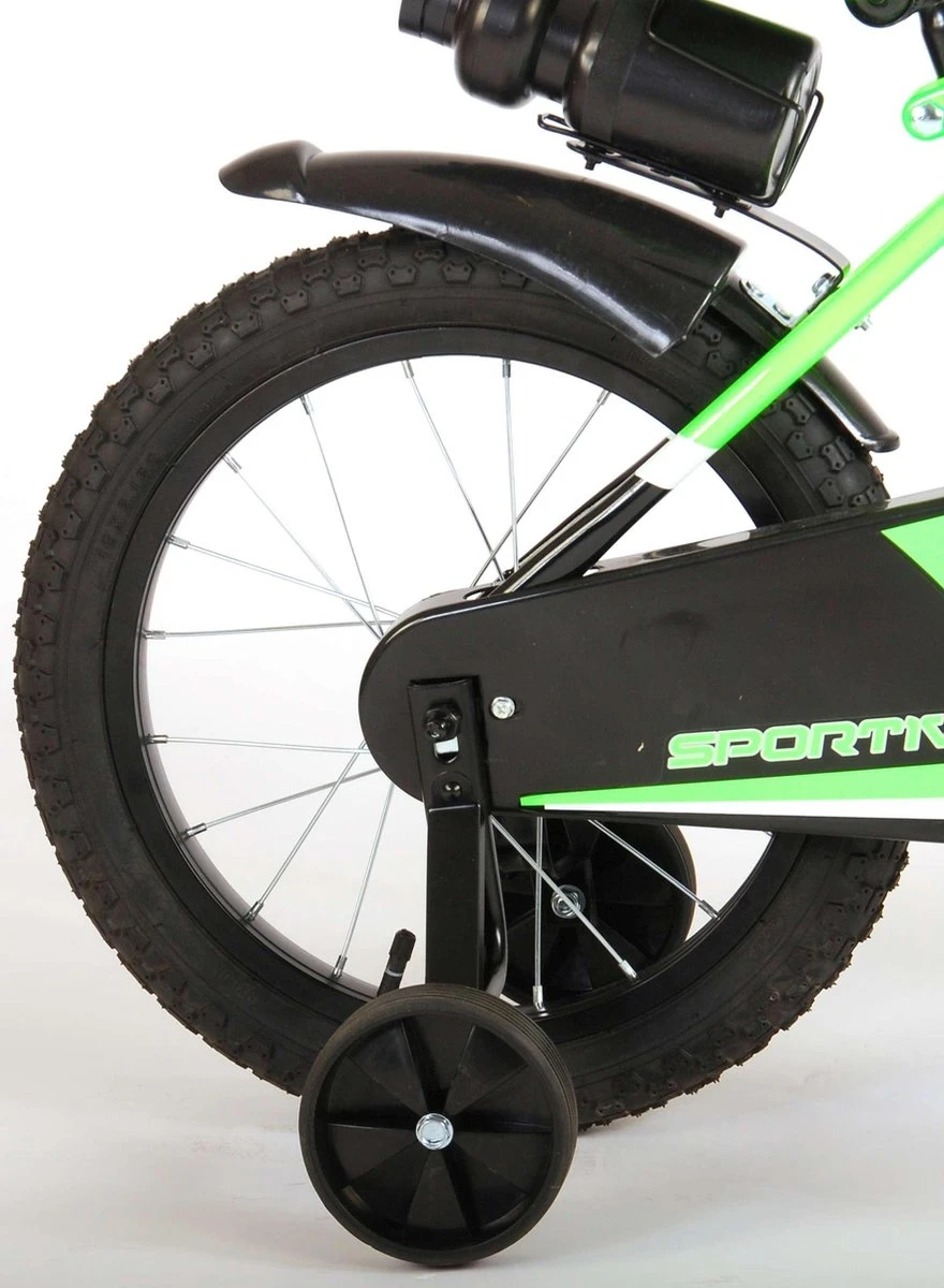 Volare Sportivo Kinderfiets - Jongens - 16 Inch - Neon Groen Zwart - 95% Afgemonteerd 17 Volare Sportivo Kinderfiets - Jongens - 16 Inch - Neon Groen Zwart - 95% Afgemonteerd - Afbeelding 15