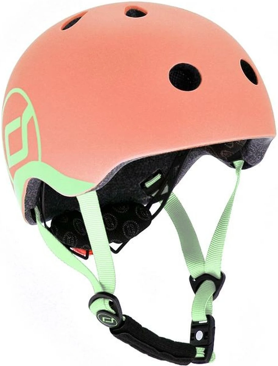 Scoot And Ride Peach Maat XXS-S Kinderhelm SR-96389 11 Scoot And Ride Peach Maat XXS-S Kinderhelm SR-96389 - Afbeelding 9