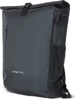 Living Nine Fietstas - Enkele - 20L - Waterdicht - Ook Voor Elektrische Fietsen - Dragen Als Handtas En Schoudertas - Zwart
