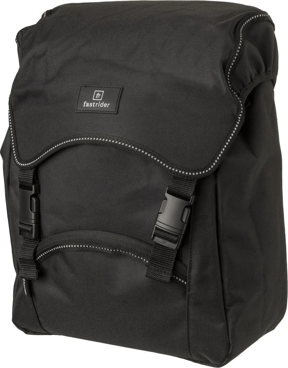 Fastrider Unibag Traffic Enkele Fietstas Zwart - 14L 11 Fastrider Unibag Traffic Enkele Fietstas Zwart - 14L - Afbeelding 9