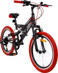 Amigo Fun Ride - Mountainbike 20 Inch - Voor Jongens En Meisjes - Met 7 Versnellingen - Zwart/Rood 20 Amigo Fun Ride - Mountainbike 20 Inch - Voor Jongens En Meisjes - Met 7 Versnellingen - Zwart/Rood -Volare Shop 954x1200 1