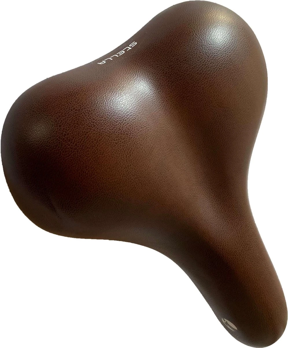 Stella Exclusief Fietszadel - Anatomisch Gevormd - Bruin - Unisex 4 Stella Exclusief Fietszadel - Anatomisch Gevormd - Bruin - Unisex - Afbeelding 2